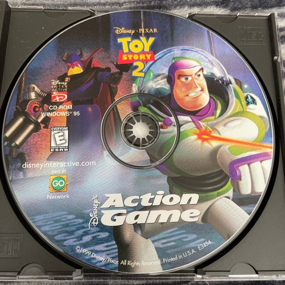 Disney "Toy Story 2" Action Game USED VINTAGE PC CD-ROM - 1999 Handbook - Picture 3 of 3